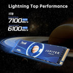 FX991 M.2 SSD 1TB NVMe SSD M2 2280 PCIe Gen 4x4, Read Up to 7100MB/s, Internal - Image 2