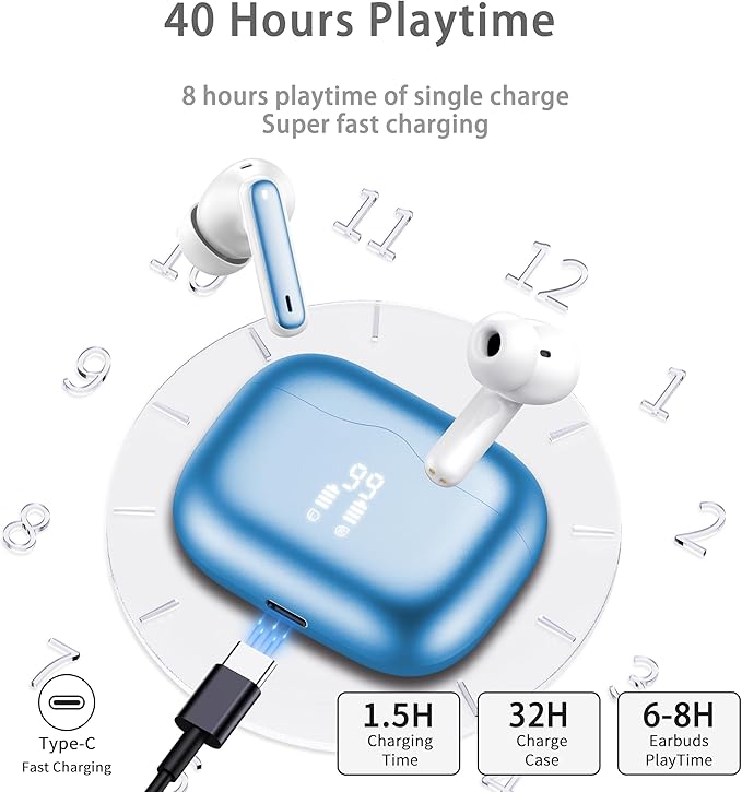 Wireless Earbuds, 2026 Bluetooth 5.4 Ear Buds in Ear - Image 6