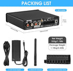 4 Channel Bluetooth Amplifier, 50W x 4 Audio Power Amp, Hi-Fi Home Stereo - Image 9
