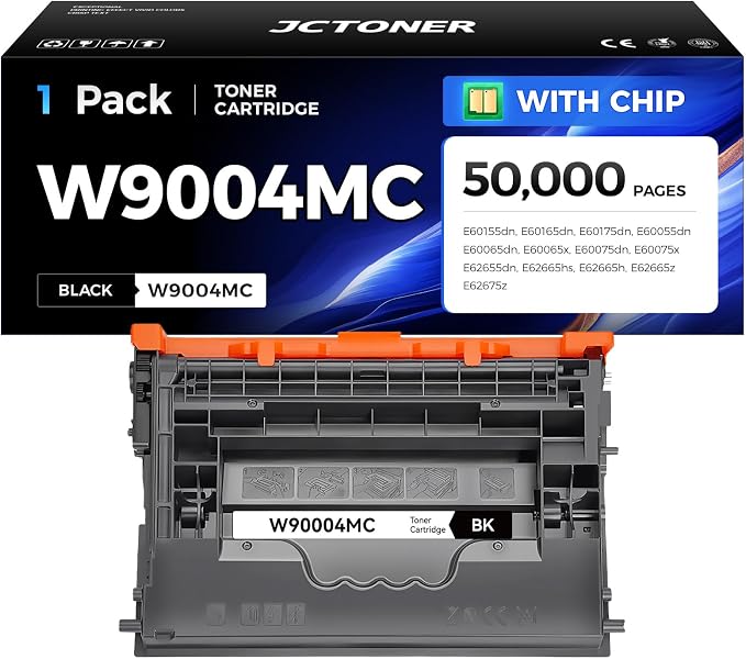 W9004MC Black Toner Cartridge 1-Pack High Yield by JCTONER