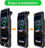 Battery Case for iPhone 17 Pro, 10000mAh Rechargeable Portable Charging Case - Image 3
