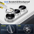 for Samsung Galaxy Z Fold 7 Camera Lens Protector, Individual Metal Ring - Image 3