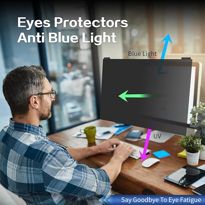 Computer Privacy Screen Filter 27 Inch, 9H Hardness Hanging Computer Screen - Image 6