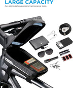 whale fall Bike Phone Frame Bag Waterproof, 3D Eva Hard Shell, Bike Phone Holder - Image 5