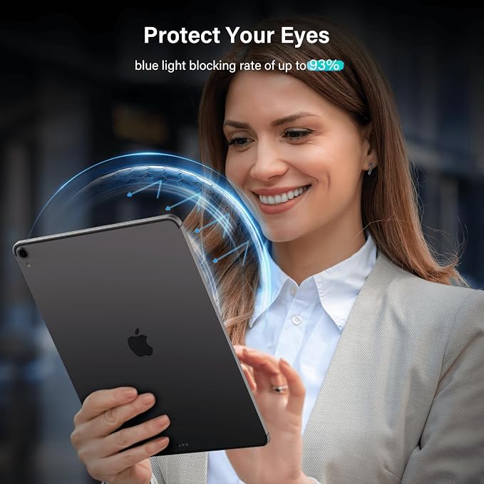 Magnetic Full Privacy Screen for iPad Air 11 inch M2/M3 Case Friendly Blue - Image 4