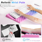 Ospelelf Ergonomic Keyboard Wrist Rest Pad Comfortable Keyboard Stand Riser - Image 2