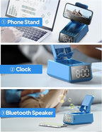 Birthday Gifts for Men Women, Cell Phone Stand Bluetooth Speaker - Image 4