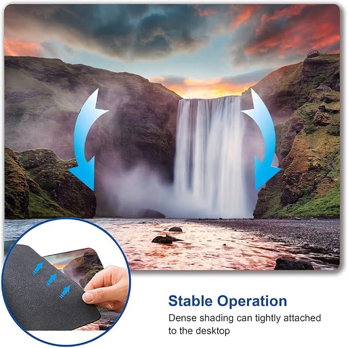 Hokafenle Mouse Pad, Waterfall Mouse Pad, Falls Mouse Pads - Image 6