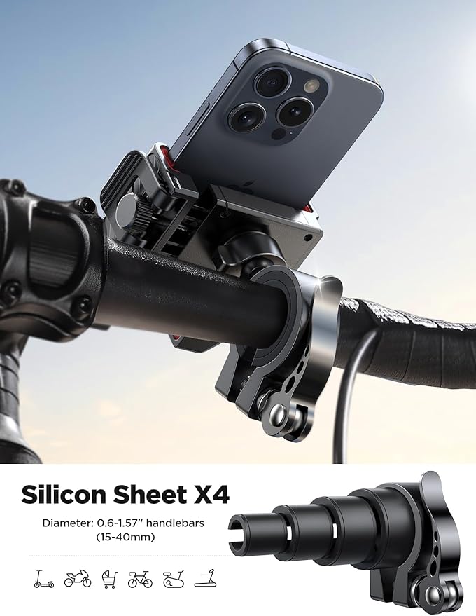 JOYROOM Motorcycle Bike Phone Mount Holder - Image 6