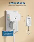 DEWENWILS Indoor Remote Control Outlet, Wireless Remote Outlets Switch - Image 5