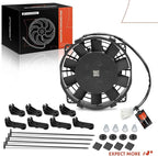 A-Premium 6.5'' 6.5 inch Slim Fan Pull Universal Electric Radiator Cooling Fan - Image 9