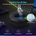 FC200 Wireless Gaming Headset for PS5, PS4-2.4GHz USB Foldable Headphones - Image 6