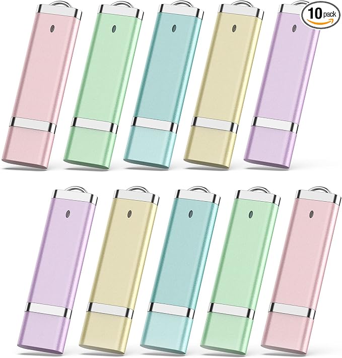 KEXIN 10 Pack 8GB Flash Drive USB Drive Thumb Drive 8 GB USB Flash Drive Jump by Home