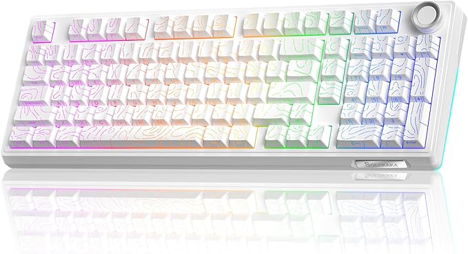 KI99 Pro 96% Wireless Mechanical Keyboard, RGB Gaming Keyboard, Hot-Swappable by SOLAKAKA