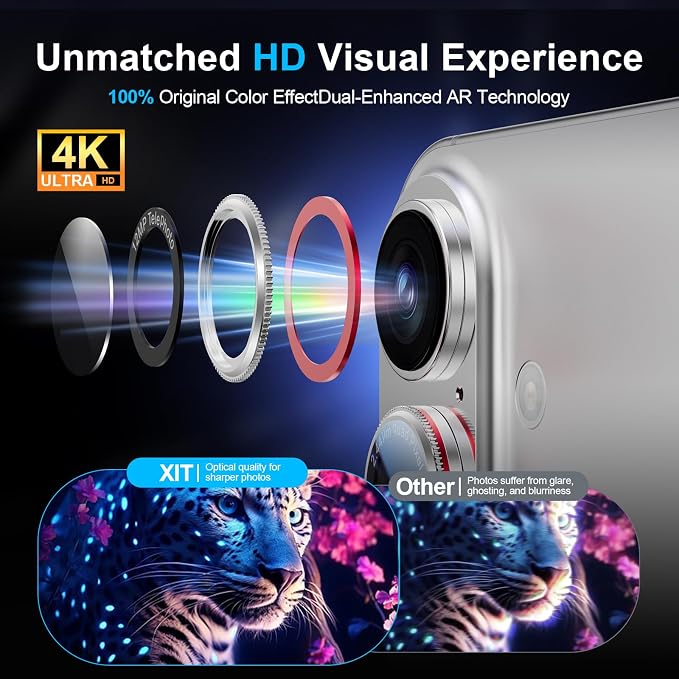 X-it 2 Pack Camera Lens Protector, Shatterproof Anti-Scratch Ultra HD - Image 7