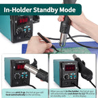 YIHUA 959D I Digital Hot Air Rework Station - Image 5