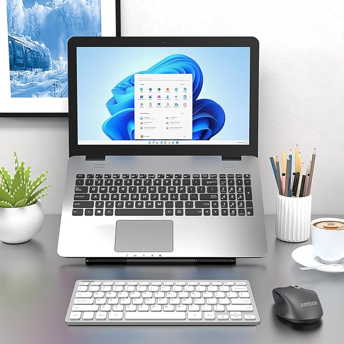 Arteck 2.4G Wireless Keyboard Ultra Slim and Compact Keyboard - Image 7