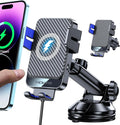 Wireless Car Charger, MOKPR 15W Fast Charging Auto-Clamping Car Mount by MOKPR
