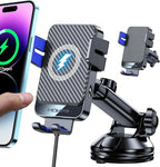 Wireless Car Charger, MOKPR 15W Fast Charging Auto-Clamping Car Mount by MOKPR