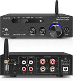 Amplifier Home Audio, Stereo Receiver Bluetooth 5.0 Power amp 100W x2 Wireless - Image 2