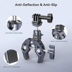 SMALLRIG Camera Mount Clamp, Gopro Motorcycle and Bike Handlebar Mount Kit - Image 4