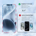 Screen Protector for iPhone 16e/14/13Pro/13-2 Pack - Image 2