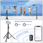 Sensyne 67" Phone-Tripod, Extendable Cell Phone Tripod Stand & Selfie Stick - Image 5