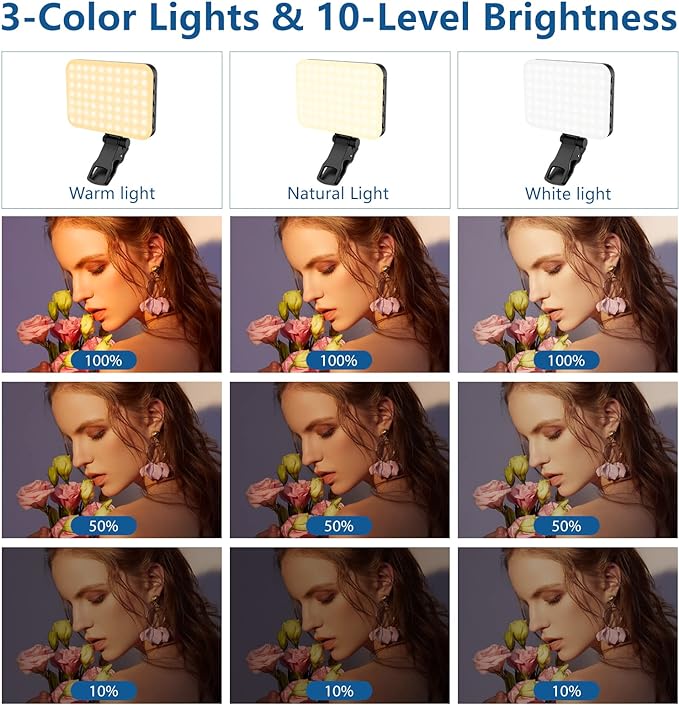 60 LED Portable Selfie Light Video Conference Lighting - Image 3