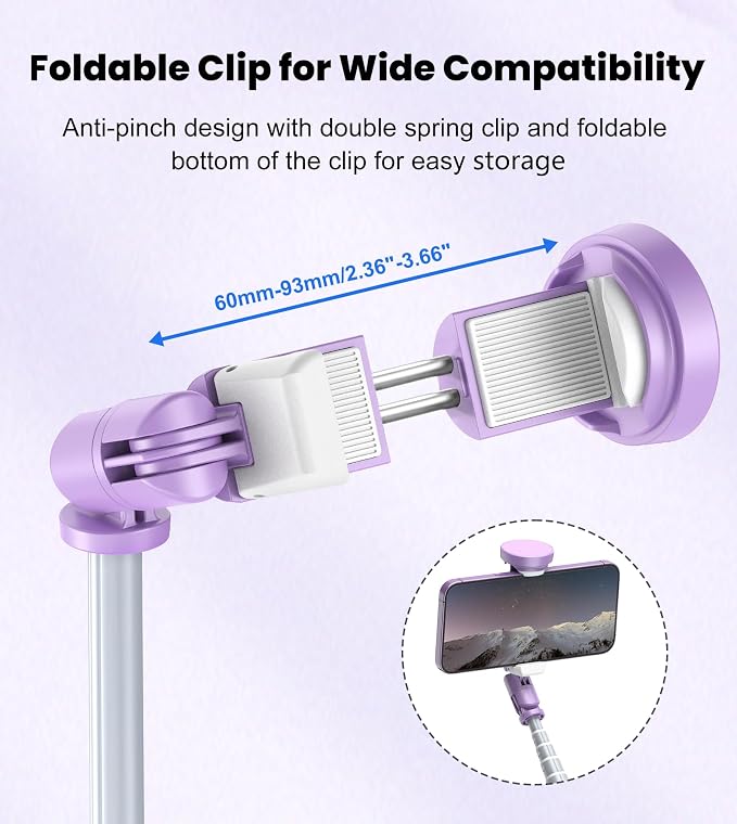 TONEOF 66" Automatic Tripod, Auto-Open Phone Tripod Stand - Image 6