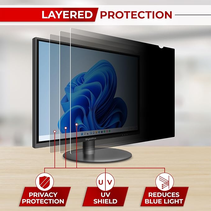 24 Inch 16:9 Computer Privacy Screen Filter - Image 8
