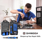 SHARDEN Precision Screwdriver Set, 122 in 1 Electronics Magnetic Repair Tool Kit - Image 7