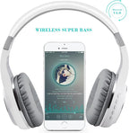 Riwbox Bluetooth Headphones, XBT-80 Folding Stereo Wireless Bluetooth - Image 2