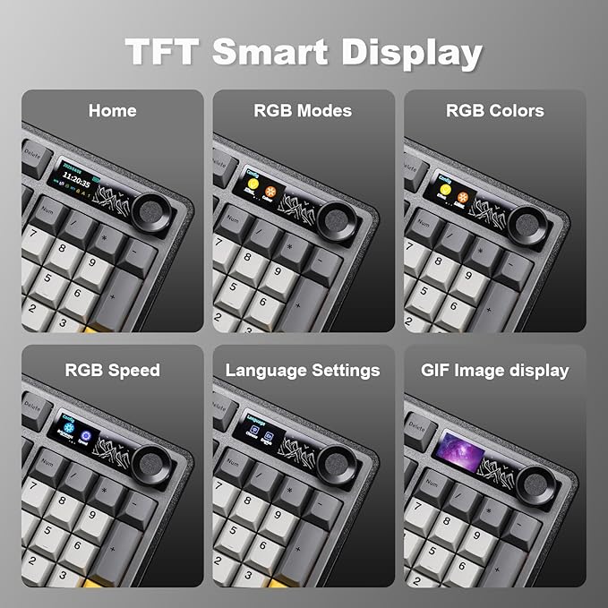 AJAZZ AK980 Wireless Keyboard - Image 5