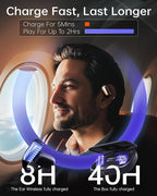Open Ear Wireless Bluetooth Headphones, Pain-Free Air Conduction Ear Buds - Image 6