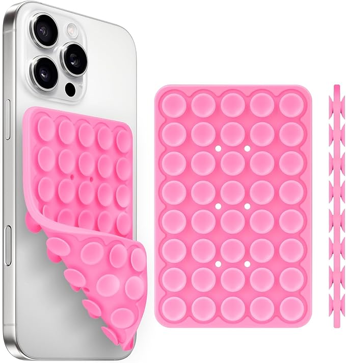 Silicone Suction Cup Phone Case Mount Double Sided, Phone Accessories by Yojaro