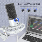 FIFINE USB Recording Microphone Kit, Studio Condenser Microphone - Image 3