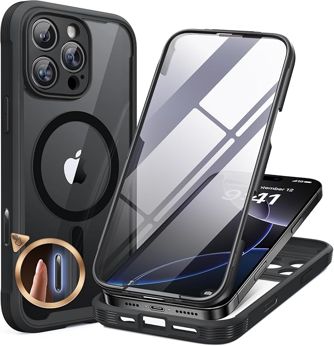 Miracase Magnetic for iPhone 16 Pro Case Full-Body Phone by Miracase