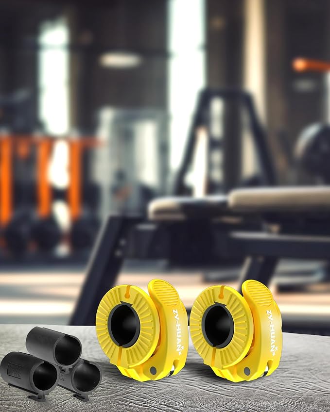 Pro Barbell Clips 1 inch Barbell Clamps 0.9-1.18inch Quick Release Weight Clips - Image 6