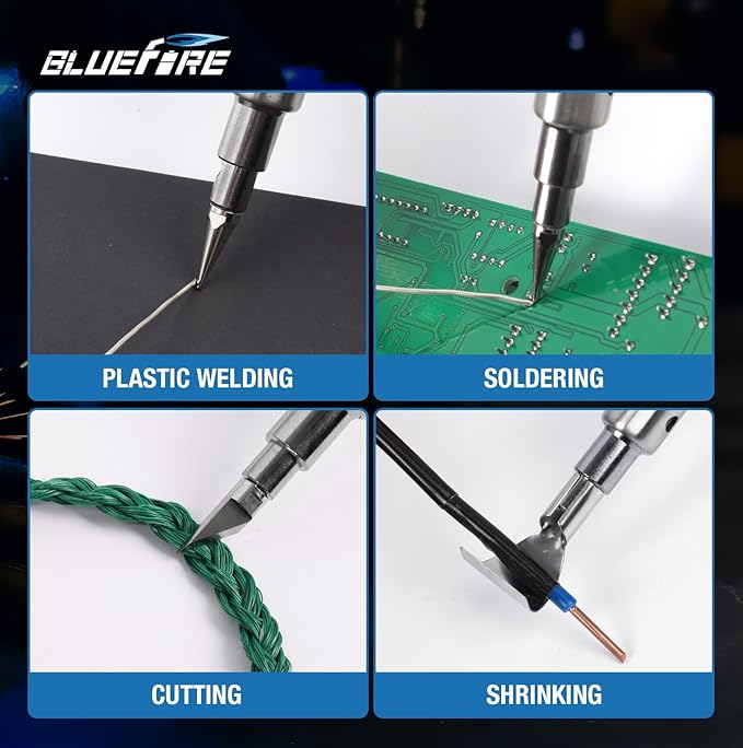 BLUEFIRE MRT-1117K Cordless Butane Soldering Iron Kit Portable Multi-Purpose - Image 6
