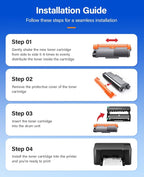 E310 E310dw Toner Cartridge Black 2-Pack High-Yield Replacement - Image 4