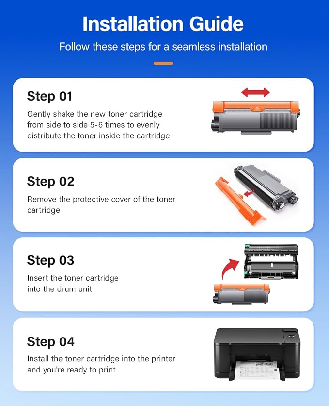E310 E310dw Toner Cartridge Black 2-Pack High-Yield Replacement - Image 4