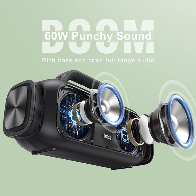 DOSS Extreme Boom Outdoor Bluetooth Speaker - Image 2