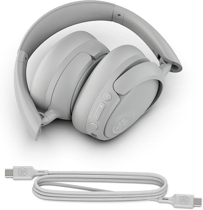 JLab JBuds Lux ANC Wireless Headphones, Cloud White, Hybrid Active Noise - Image 8