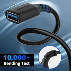 3 Pack USB 3.0 Extension Cable 4 Feet, USB A Male to Female Extender Cord - Image 3