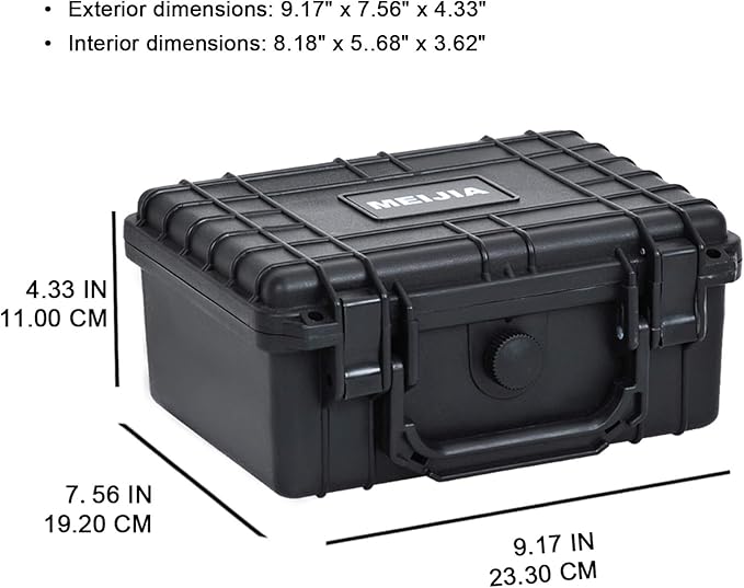 MEIJIA Portable Waterproof Protective Hard Case, Compact Camera Case - Image 3