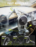 Bracketron MagAlign Extend 15W Magsafe Car Mount Charger, Magnetic Car Phone - Image 5