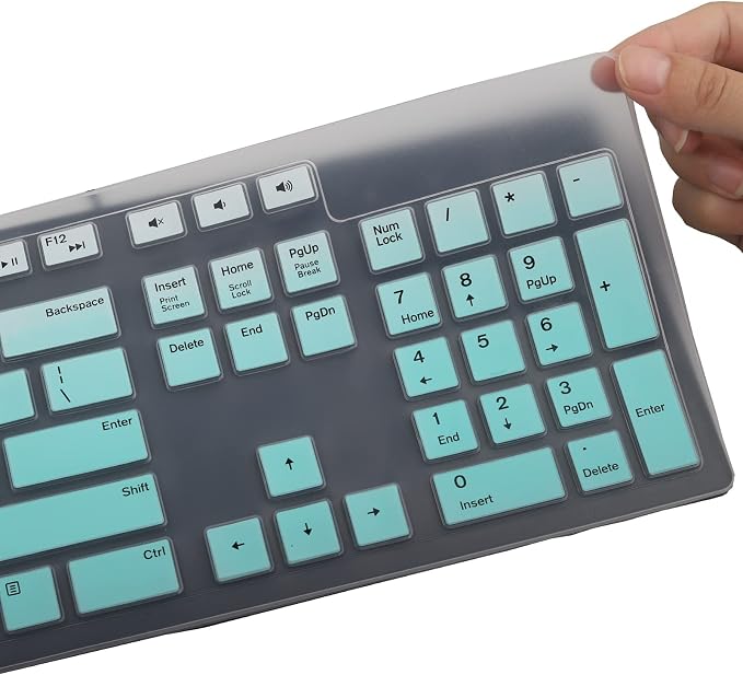Keyboard Cover Skin for Dell KM636 KB216 KB216t KB216d KB216p Wired & Wireless - Image 5
