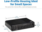 Tripp Lite 600VA UPS Desktop Battery Backup and Surge Protector, 4 Outlets - Image 4