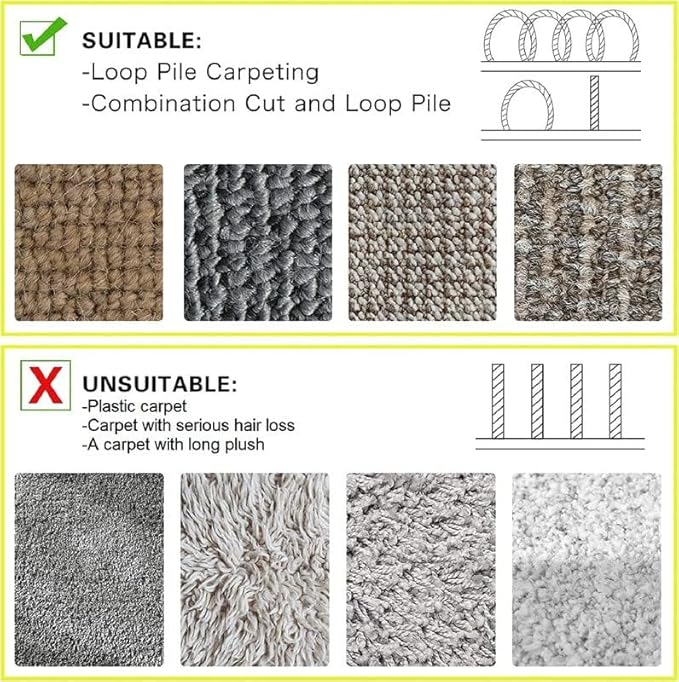 WILLBOND 2 Pack 10 ft x 3 Inch Cable Floor Strip Cable Cover Cords Carpet - Image 3