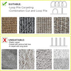 WILLBOND 2 Pack 10 ft x 3 Inch Cable Floor Strip Cable Cover Cords Carpet - Image 3